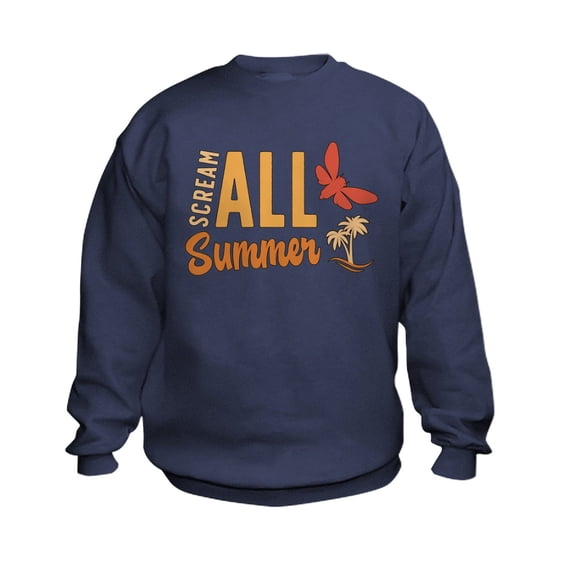 CafePress - Cicadas Scream All Summer Loves Periodical Cicadas - Kids Sweatshirt, Youth Crew Neck Sweatshirt