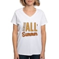 thumbnail image 1 of CafePress - Cicadas Scream All Summer Loves Periodical Cicadas Women's V Neck T Shirt - Womens Cotton V-Neck T-shirt, 1 of 4