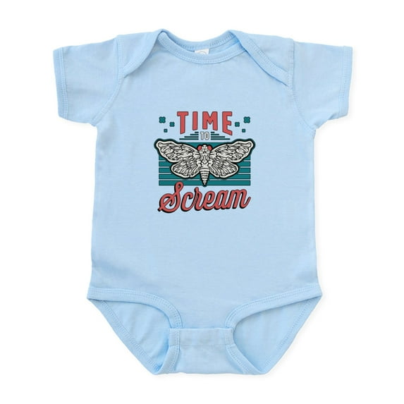 CafePress - Cicadas Time To Scream Loves Periodical Cicadas - Baby Light Bodysuit, Size Newborn - 24 Months