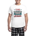 thumbnail image 1 of CafePress - Cicadas Time To Scream Loves Periodical Cicadas - Men's Light Loose Fit Cotton Pajama Set, 1 of 7