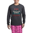 thumbnail image 1 of CafePress - Cicadas Time To Scream Loves Periodical Cicadas - Men's Long Sleeve Charcoal Pajama Set, 1 of 7