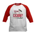 thumbnail image 1 of CafePress - Cicadas Wait Is That A Cicada Entomologist Insects Kids Baseball T Shirt - Kids Cotton Baseball Jersey, 3/4 Sleeve Shirt, 1 of 4
