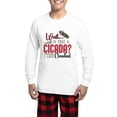 thumbnail image 1 of CafePress - Cicadas Wait Is That A Cicada Entomologist Insects - Men's Long Sleeve Light Pajama Set, 1 of 7