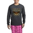thumbnail image 1 of CafePress - Cicadas We Are Cicadas Hear Us Roar Flying Insects - Men's Long Sleeve Charcoal Pajama Set, 1 of 7