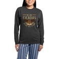thumbnail image 1 of CafePress - Cicadas We Are Cicadas Hear Us Roar Flying Insects - Women's Long Sleeve Charcoal Gray Pajamas, 1 of 7
