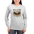 thumbnail image 1 of CafePress - Cicadas We Are Cicadas Hear Us Roar Flying Insects Women's Long Sleeve T Shirt - Women's Long Sleeve Graphic Casual T-Shirt, 1 of 4
