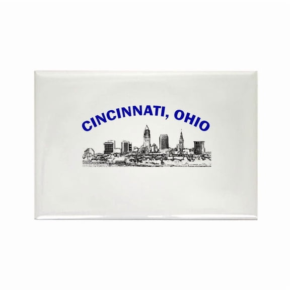 CafePress - Cincinnati, Ohio - Rectangle Magnet, 2"x3" Refrigerator Magnet
