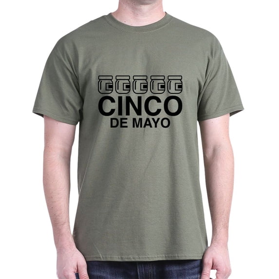 CafePress - Cinco De Mayo Dark T Shirt - Men's Classic Graphic Cotton T-Shirt
