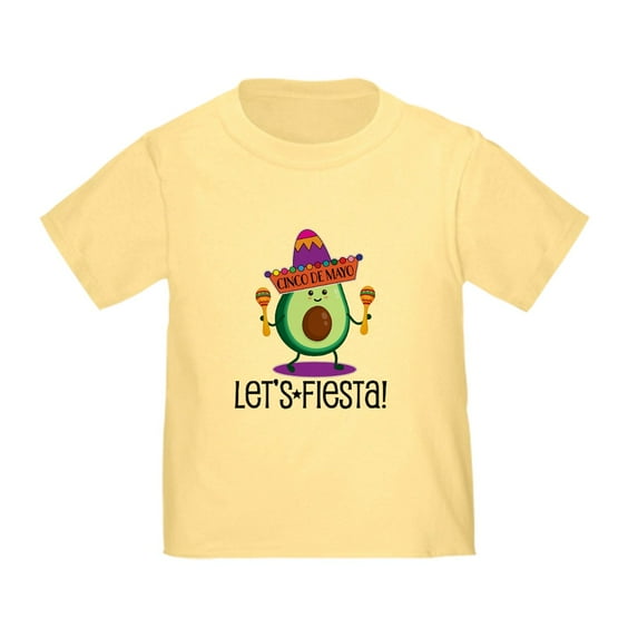 CafePress - Cinco De Mayo Fiesta Avocado T Shirt - Cute Toddler T-Shirt, 100% Cotton