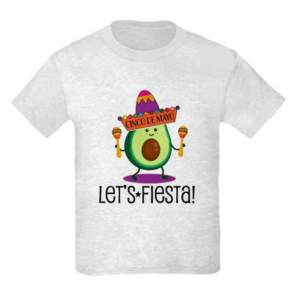 CafePress - Cinco De Mayo Fiesta Avocado T Shirt - Light T-Shirt Kids XS-XL
