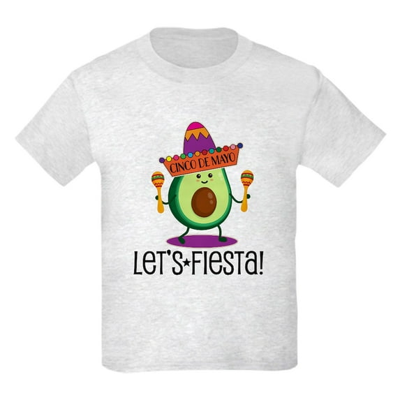 CafePress - Cinco De Mayo Fiesta Avocado T Shirt - Light T-Shirt Kids XS-XL