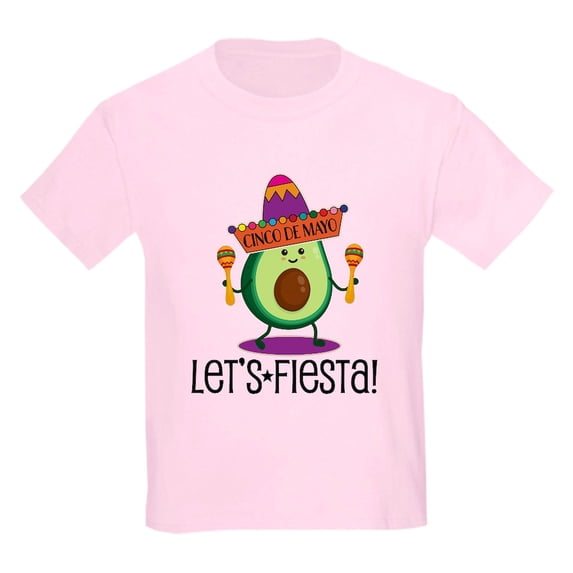 CafePress - Cinco De Mayo Fiesta Avocado T Shirt - Light T-Shirt Kids XS-XL