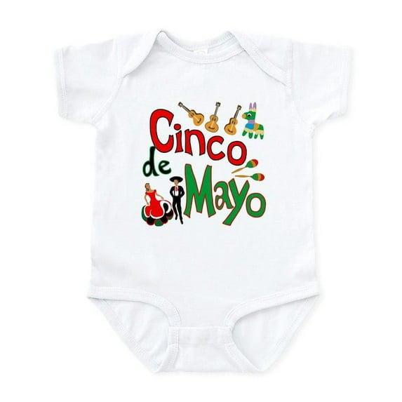 CafePress - Cinco De Mayo Infant Bodysuit - Baby Light Bodysuit, Size Newborn - 24 Months