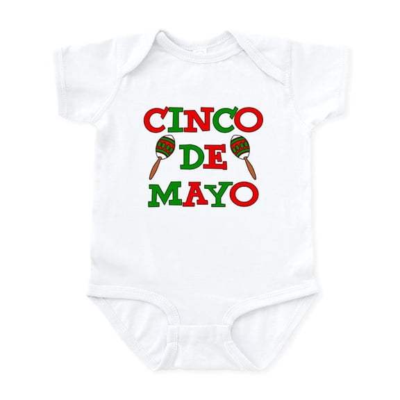 CafePress - Cinco De Mayo Kids Body Suit - Baby Light Bodysuit, Size Newborn - 24 Months
