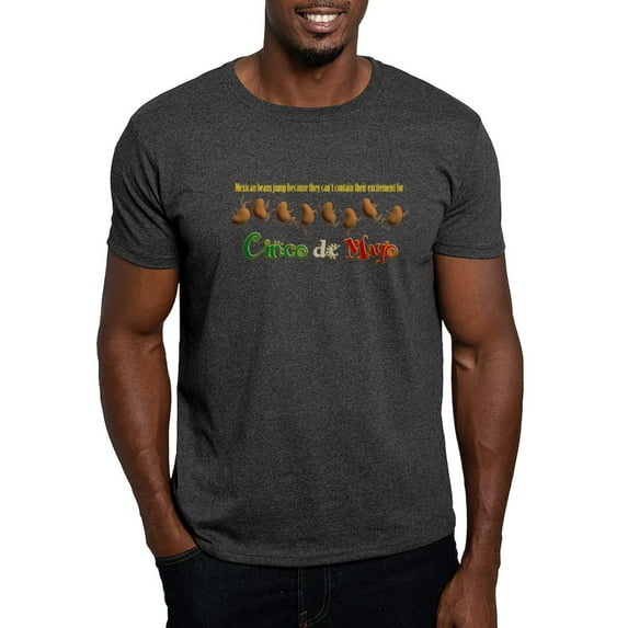 CafePress - Cinco De Mayo Mexican Jumping Beans T Shirt - Men's Classic Graphic Cotton T-Shirt