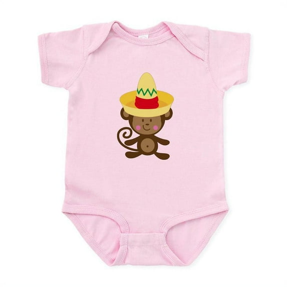 CafePress - Cinco De Mayo Monkey Infant Bodysuit - Unisex Baby Romper, Size Newborn - 24 Months