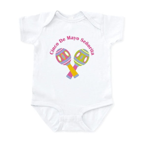 CafePress - Cinco De Mayo Senorita Infant Bodysuit - Baby Light Bodysuit, Size Newborn - 24 Months