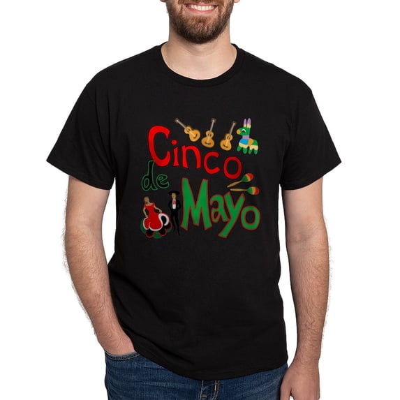 CafePress - Cinco De Mayo T Shirt - Men's Classic Graphic Cotton T-Shirt