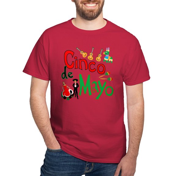 CafePress - Cinco De Mayo T Shirt - Men's Classic Graphic Cotton T-Shirt