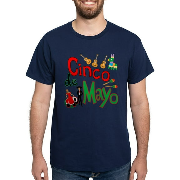 CafePress - Cinco De Mayo T Shirt - Men's Classic Graphic Cotton T-Shirt