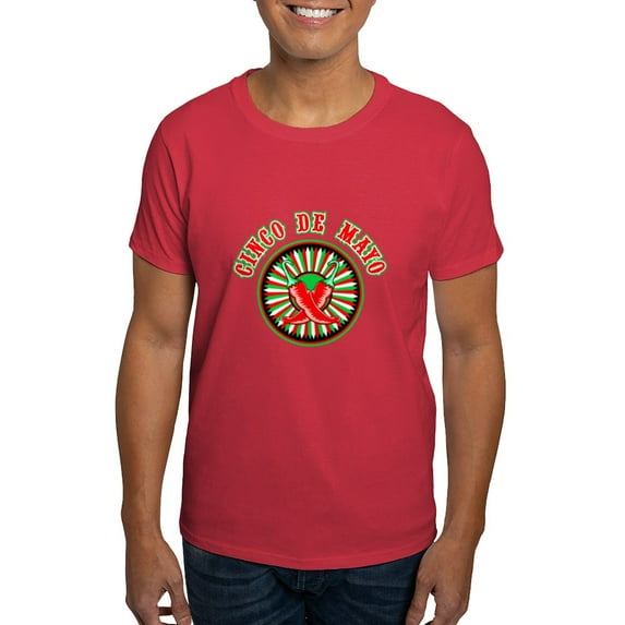 CafePress - Cinco De Mayo W Pepper Seal T Shirt - Men's Classic Graphic Cotton T-Shirt