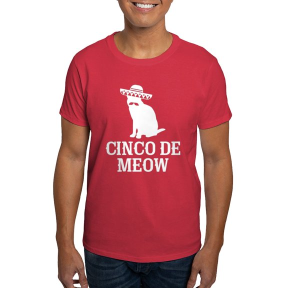 CafePress - Cinco De Meow T Shirt - Men's Classic Graphic Cotton T-Shirt