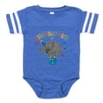 thumbnail image 1 of CafePress - Circus Elephant 1St Birthda - Cute Infant Baby Football Bodysuit, 1 of 3