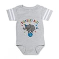 thumbnail image 1 of CafePress - Circus Elephant 1St Birthda - Cute Infant Baby Football Bodysuit, 1 of 3