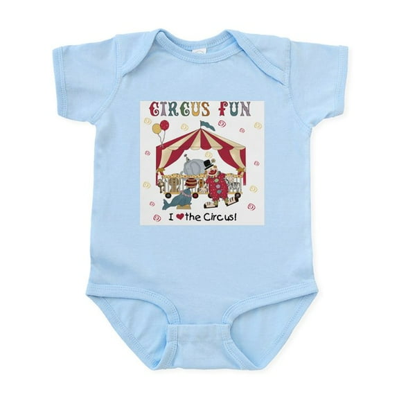 CafePress - Circus Fun Infant Bodysuit - Baby Light Bodysuit, Size Newborn - 24 Months