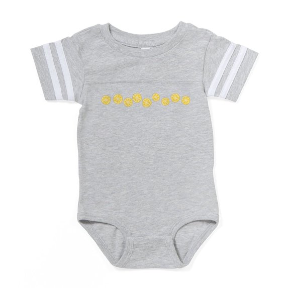 CafePress - Citrus Dot_Row - Cute Infant Baby Football Bodysuit