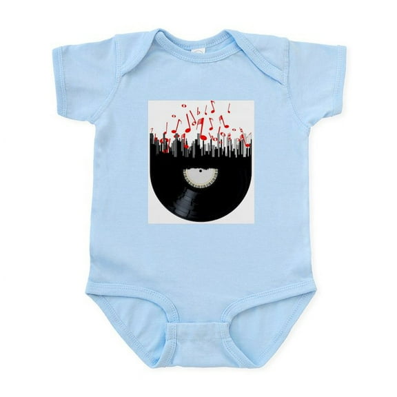 CafePress - City Music Body Suit - Baby Light Bodysuit, Size Newborn - 24 Months