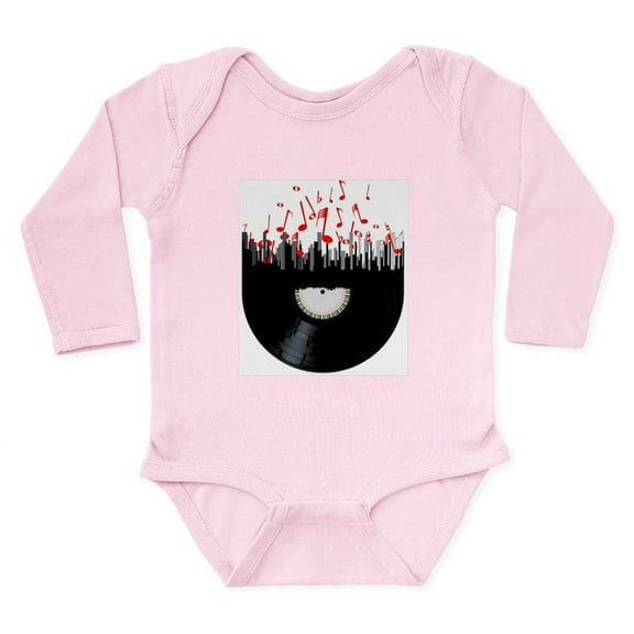 CafePress - City Music Body Suit - Long Sleeve Cotton Baby Bodysuit