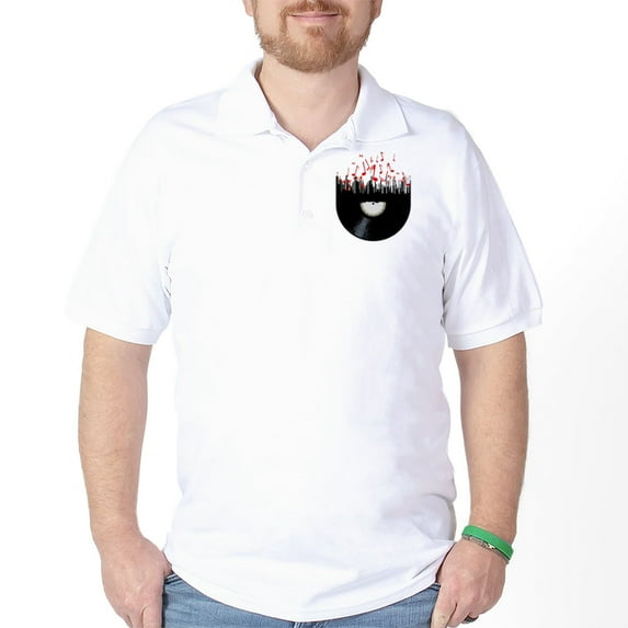 CafePress - City Music Golf Shirt - Golf Shirt, Pique Knit Golf Polo