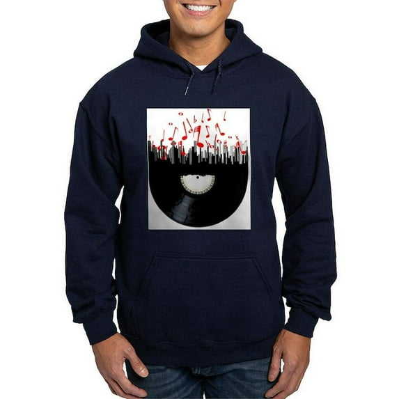 CafePress - City Music Hoodie (Dark) - Pullover Hoodie, Classic, Comfortable Hooded Sweatshirt
