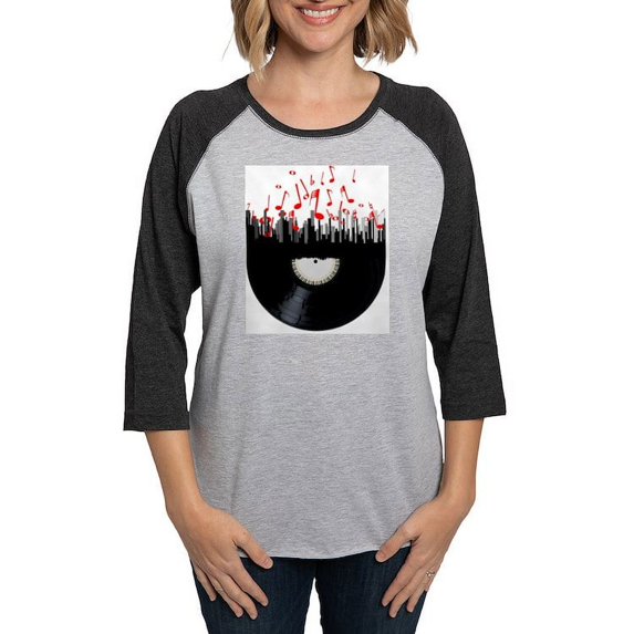 CafePress - City Music Long Sleeve T Shirt - Womens Baseball Tee