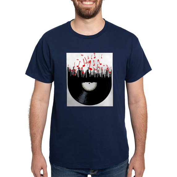 CafePress - City Music T Shirt - Men's Classic Graphic Cotton T-Shirt