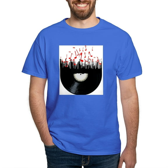 CafePress - City Music T Shirt - Men's Classic Graphic Cotton T-Shirt