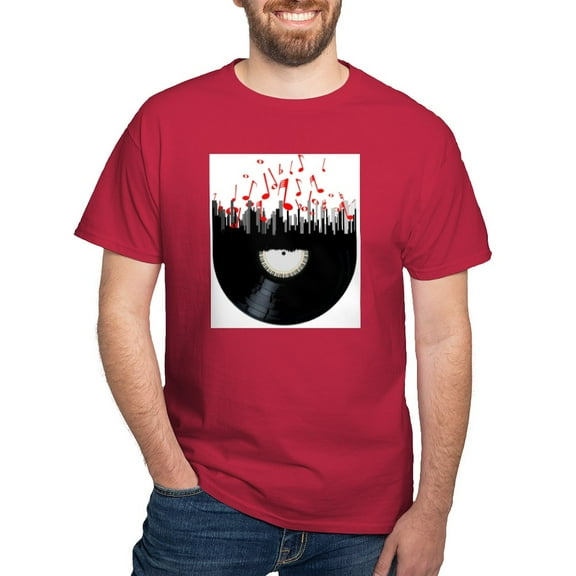 CafePress - City Music T Shirt - Men's Classic Graphic Cotton T-Shirt