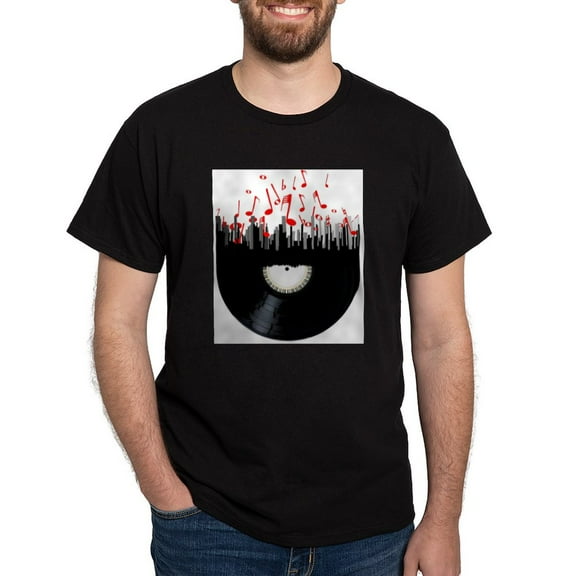 CafePress - City Music T Shirt - Men's Classic Graphic Cotton T-Shirt