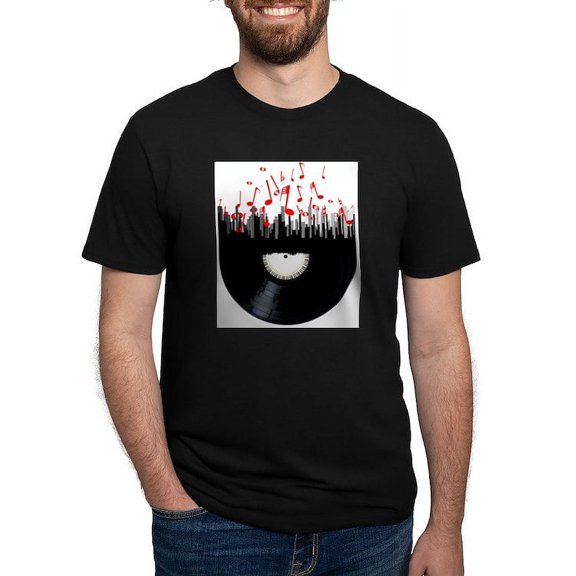 CafePress - City Music T Shirt - Mens Tri-blend T-Shirt