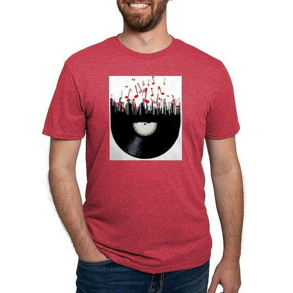 CafePress - City Music T Shirt - Mens Tri-blend T-Shirt