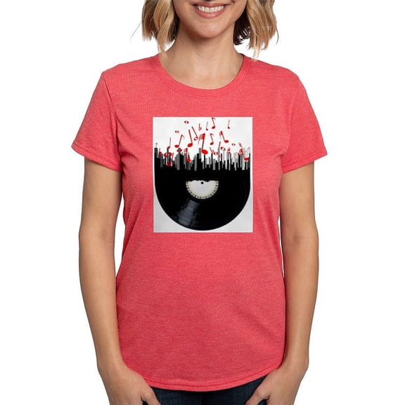 CafePress - City Music T Shirt - Womens Tri-blend T-Shirt