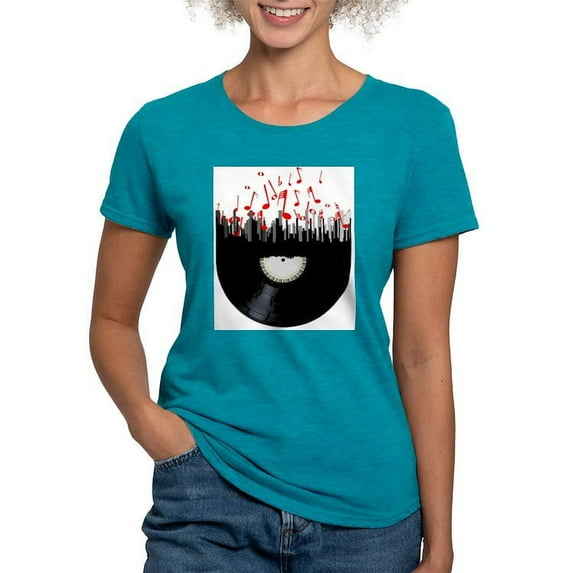 CafePress - City Music T Shirt - Womens Tri-blend T-Shirt