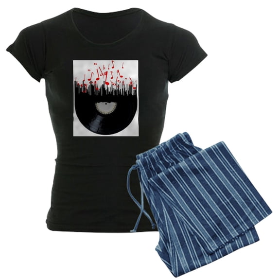 CafePress - City Music - Women's Dark Pajamas