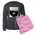 thumbnail image 1 of CafePress - City Music - Women's Long Sleeve Charcoal Gray Pajamas, 1 of 3