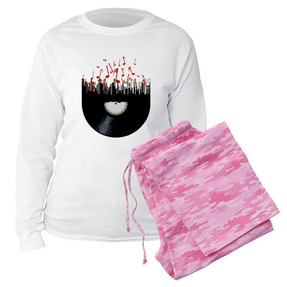CafePress - City Music - Women's Long Sleeve Relaxed Fit Cotton Light Pajama Set