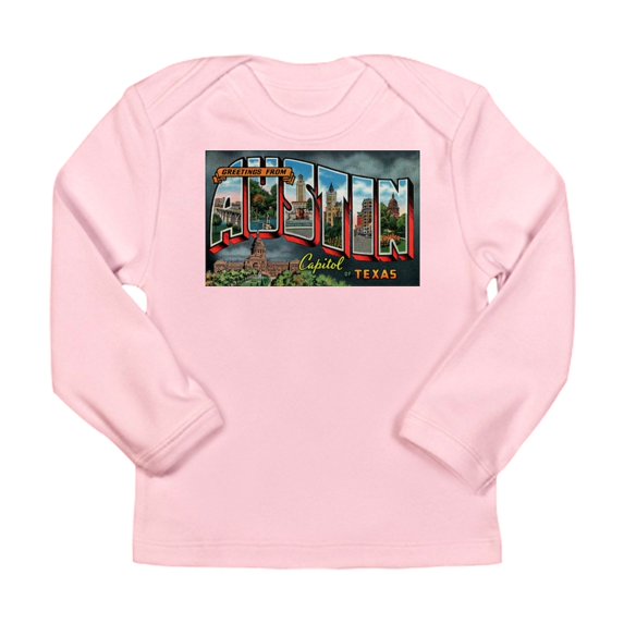 CafePress - City Of Austin Postcard Long Sleeve T Shirt - Long Sleeve Infant T-Shirt