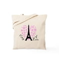 thumbnail image 1 of CafePress - City Of Love Tote Bag - Unisex Canvas Tote Bag, Beige, 1-Piece, 1 of 6