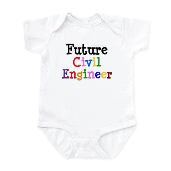 CafePress - Civil Engineer Infant Bodysuit - Baby Light Bodysuit, Size Newborn - 24 Months
