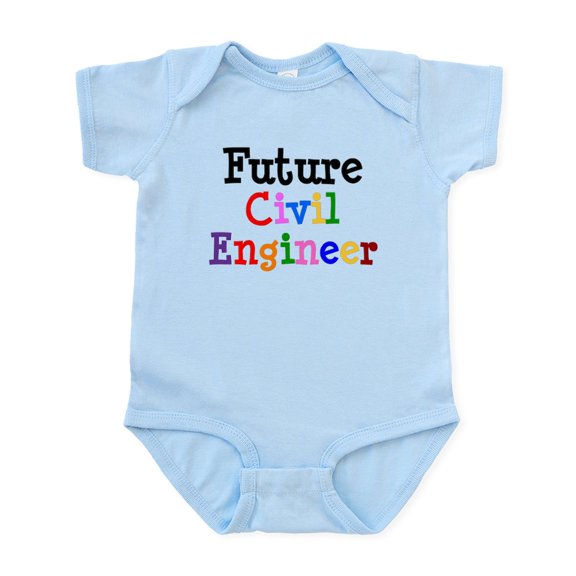 CafePress - Civil Engineer Infant Bodysuit - Baby Light Bodysuit, Size Newborn - 24 Months